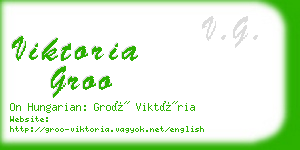 viktoria groo business card